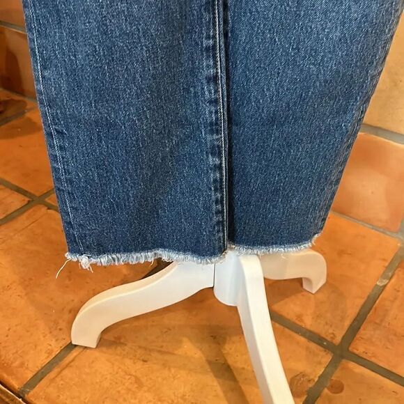 FRAME jeans Rattler Le High straight Python pocket blue brown, 26! - Picture 3 of 10